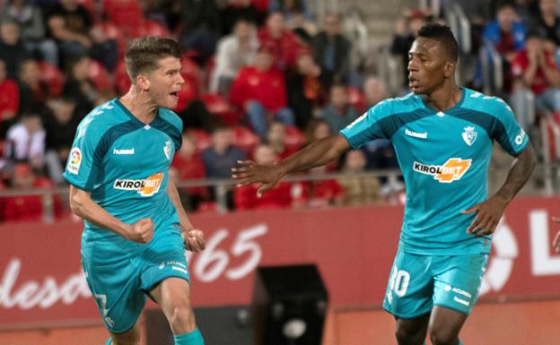 Osasuna frena por dos veces el ímpetu del Mallorca