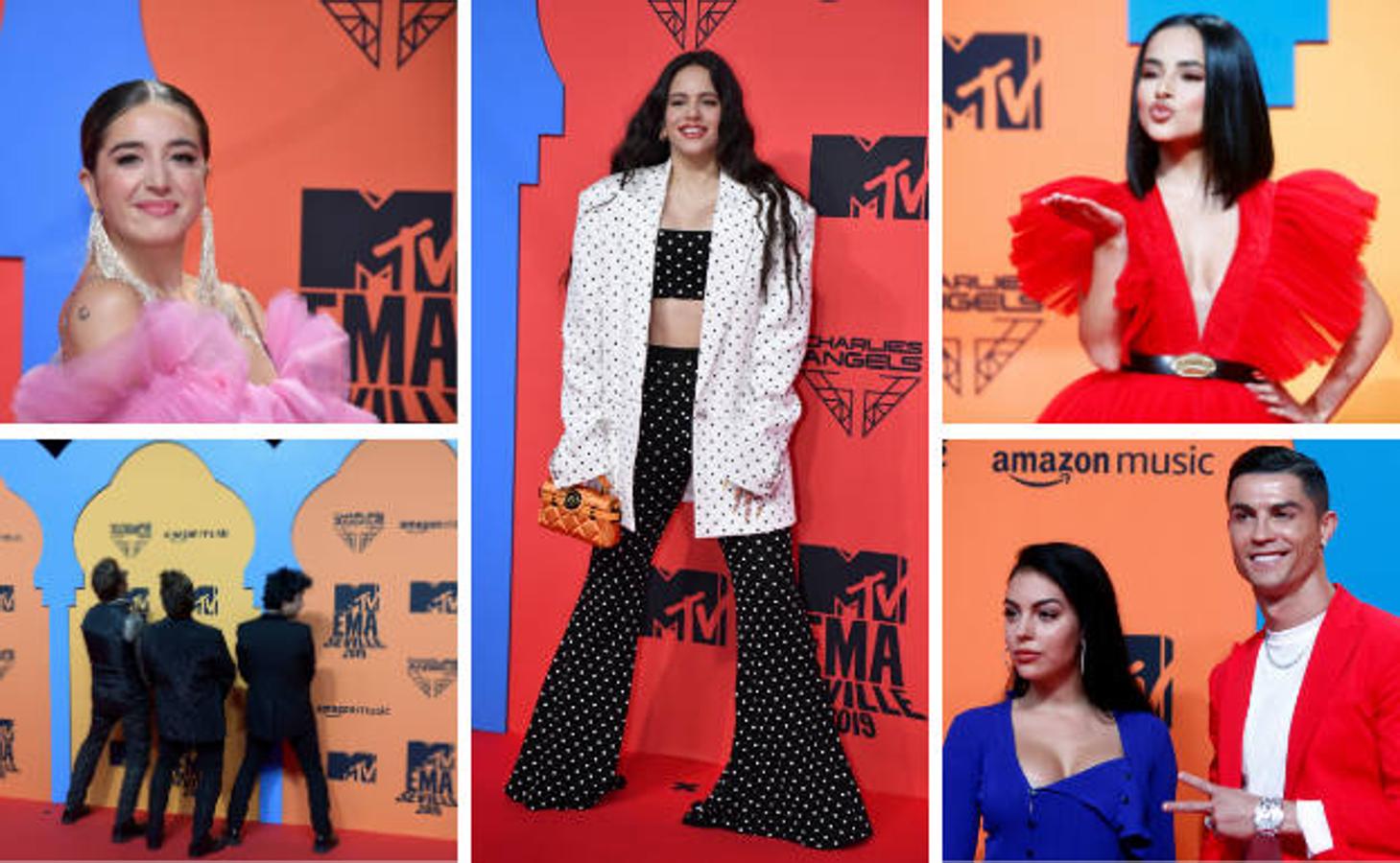 Todos los famosos de los Premios MTV, de Rosalía a Cristiano Ronaldo