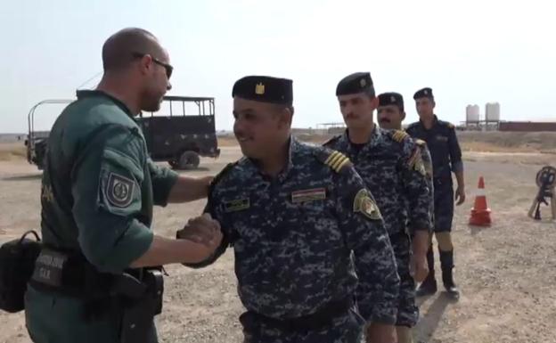 Así entrena la Guardia Civil a la policía de Irak