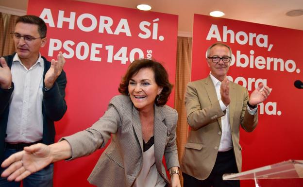 Calvo augura una «rotunda» victoria del PSOE ante la agenda «antiigualdad»