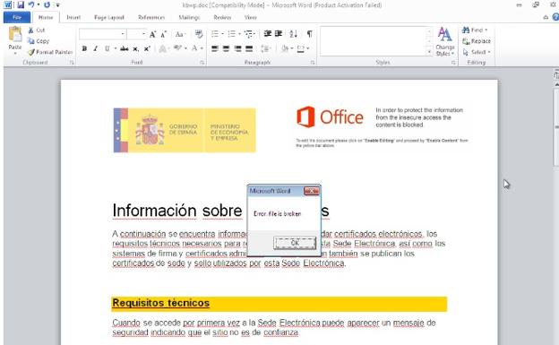 Alertan de peligrosos correos que suplantan al Ministerio de Economía: «No lo abras bajo ningún concepto»