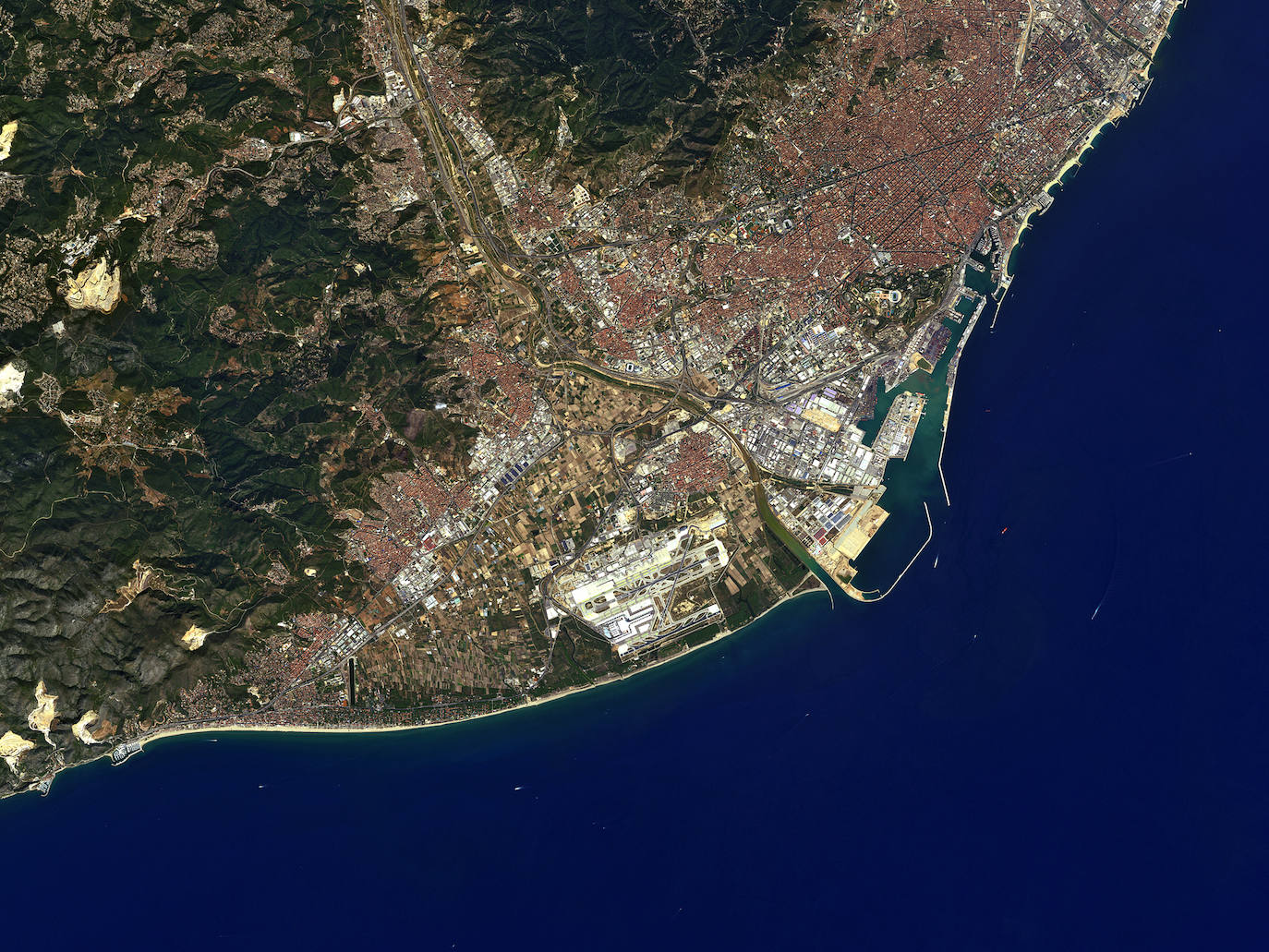 10 ciudades europeas vistas desde el espacio