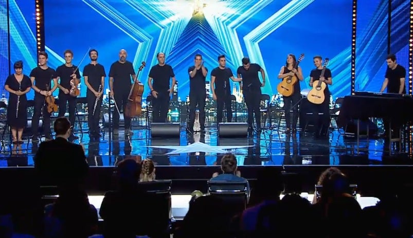 'Callejuela de la luna', el grupo de Granada que puso en pie a Risto Mejide en Got Talent