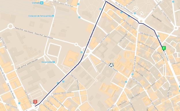 Una manifestación en Granada este miércoles puede cambiar los horarios e itinerarios de 13 líneas de autobuses
