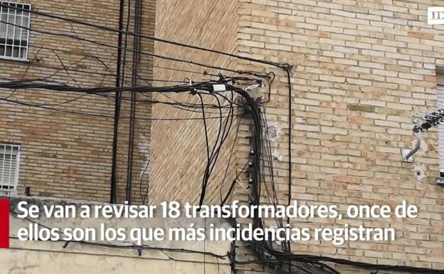 Una inspección de alta tensión en Granada