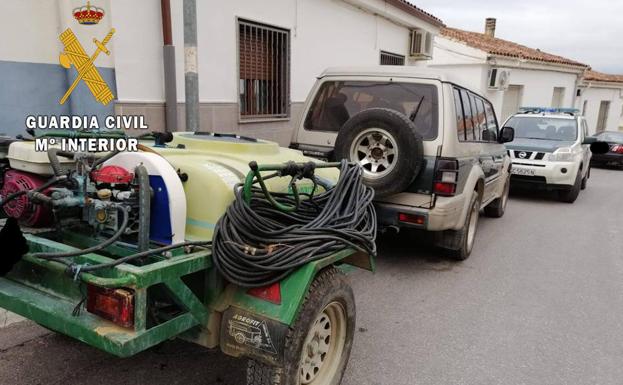 La Guardia Civil investiga a una mujer por comprar una máquina robada