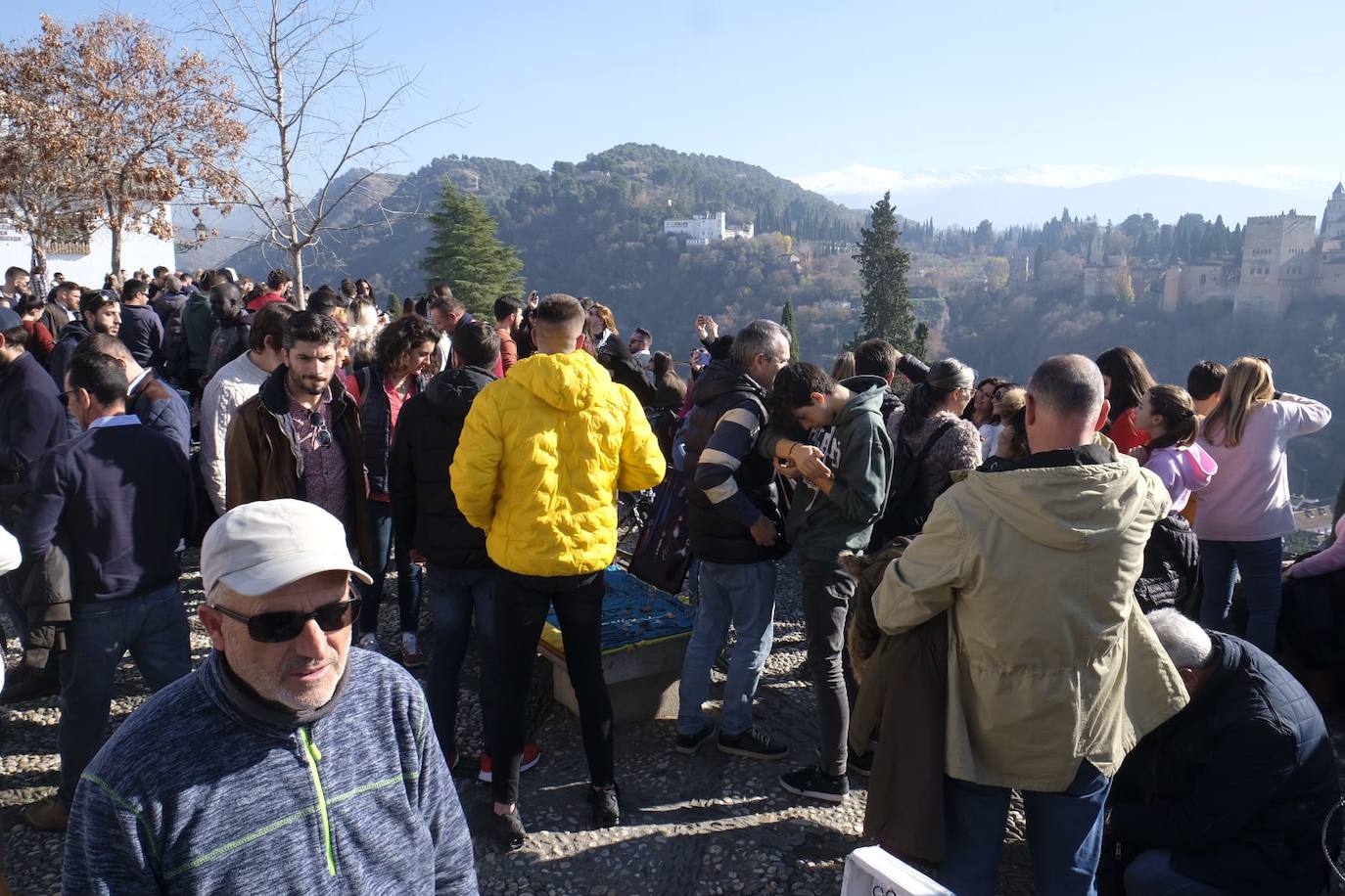 El Mirador de San Nicolás, a reventar de turistas