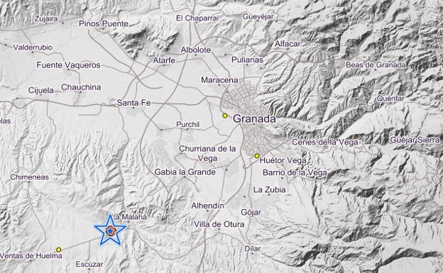 Un terremoto en La Malahá hace temblar Granada y su cinturón metropolitano