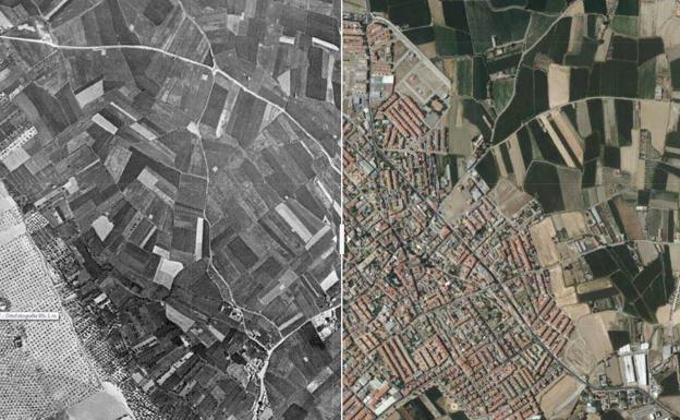 La imagen de Cúllar Vega que muestra cómo ha cambiado en sesenta años