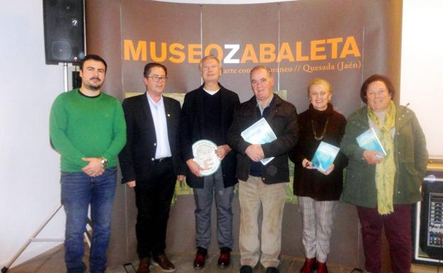 José Ángel Marín presenta en el Museo Zabaleta su libro 'Sala de columnas'