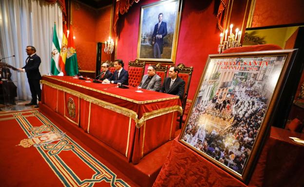 El paso de Jesús Despojado en San Antón ilustra el cartel de la Semana Santa de 2020