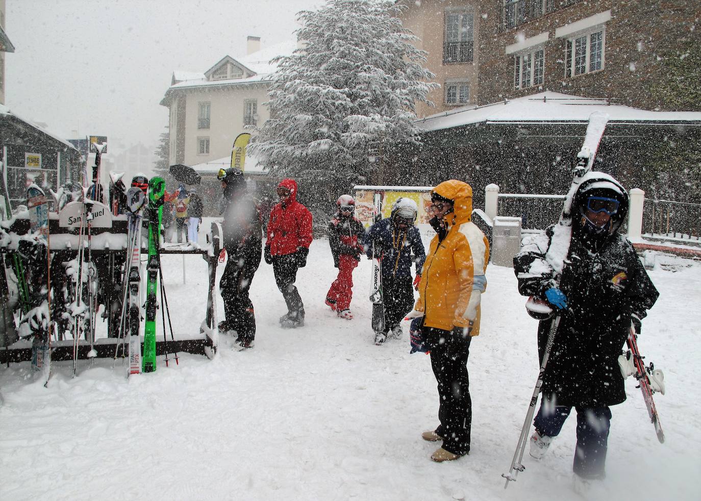 Sierra Nevada disfruta de la nieve