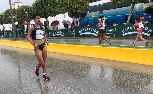 María Pérez y Alberto Amezcua, campeones andaluces en ruta