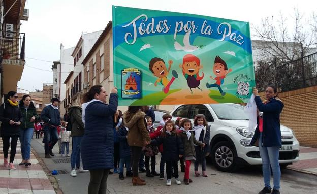 Los escolares de Jaén reivindican el valor de la paz