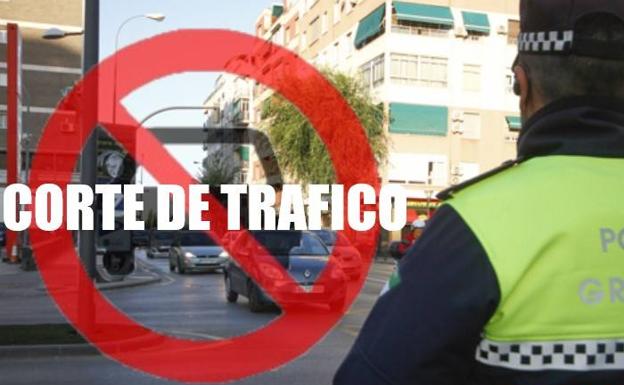 Cortan parte del tráfico en la avenida de la Constitución de Granada durante toda la semana