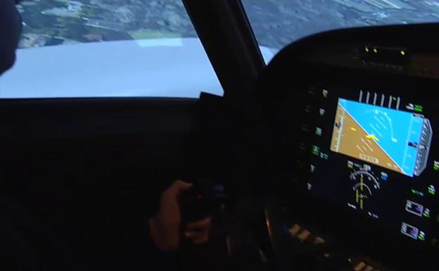 El vídeo del aterrizaje perfecto de un avión sin rueda, ni freno, ni motor