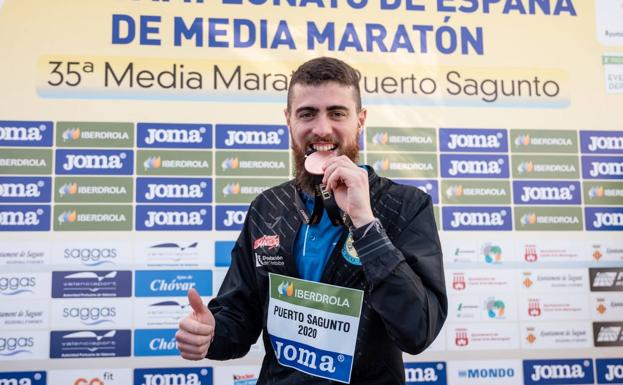 Pablo Sánchez, bronce por equipos en el Nacional de Medio Maratón