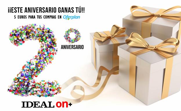 ¡Este aniversario ganas tú! 5 euros para tus compras en Oferplan