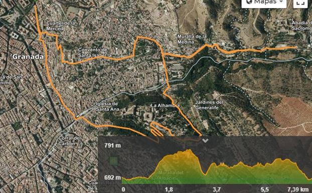Cinco rutas con encanto para correr en Granada y sus alrededores