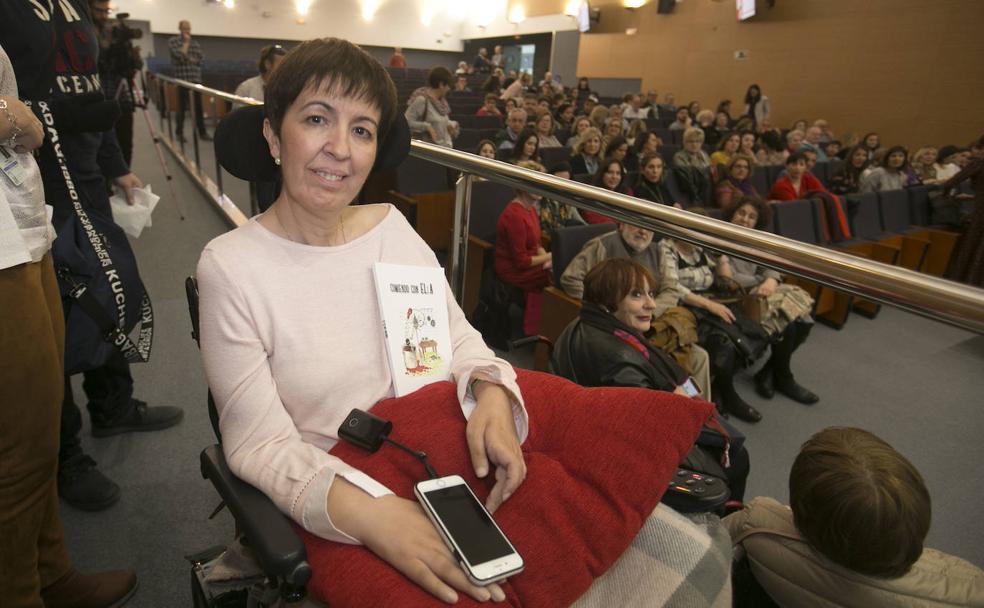 Las emotivas palabras de María José Díaz, enferma de ELA: «Disfrutad, comed y vivid, que es tan bonito»