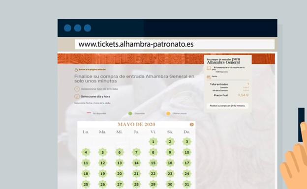 Este es el nuevo sistema de venta de entradas de la Alhambra