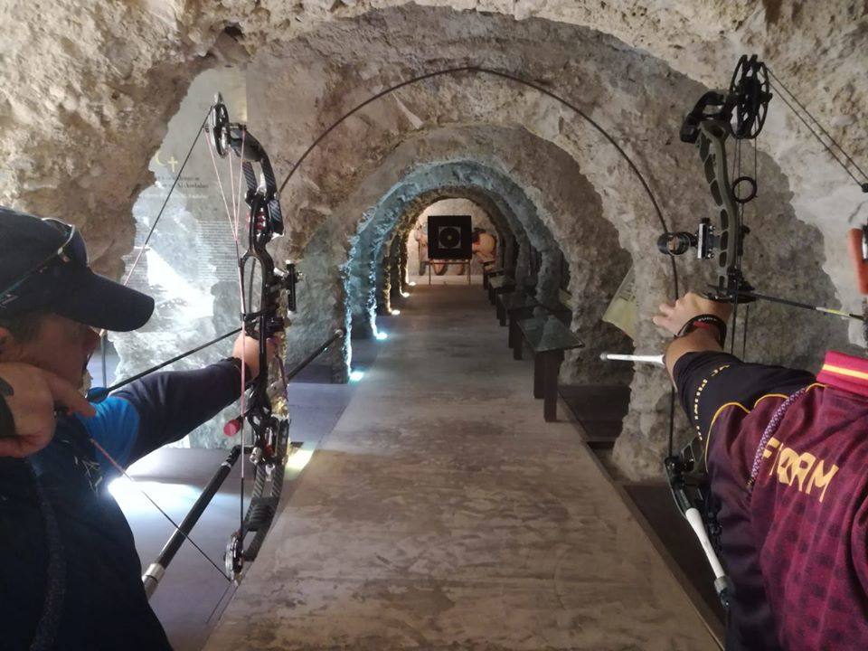 Robles, Mérida y Jiménez apuntan alto también en la Liga Nacional de arco 3D