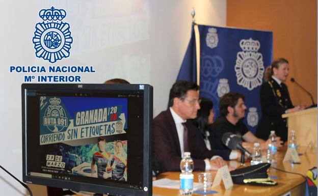La Policía Nacional celebra en Granada la segunda edición de la 'Ruta 091'