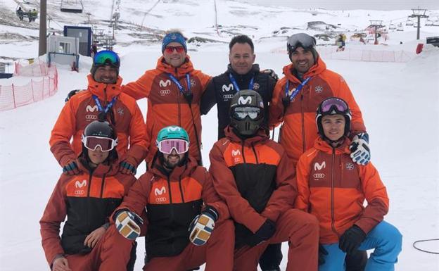 Los riders españoles, en plena forma para la Copa del Mundo SBX de Sierra Nevada