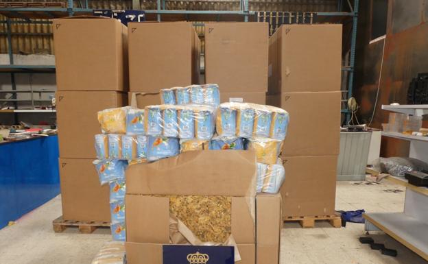 Incautan casi tres toneladas de tabaco ilegal en Andújar