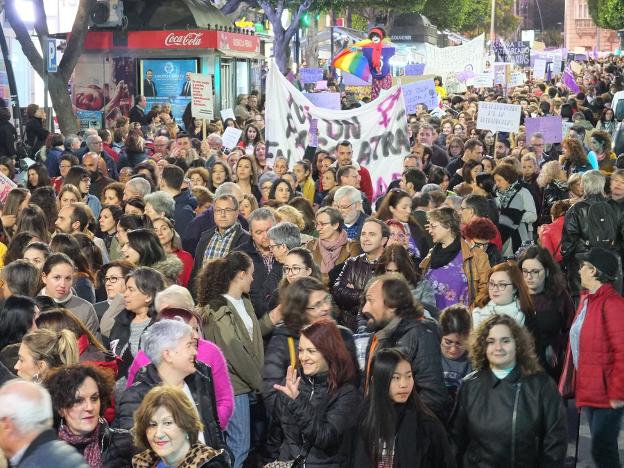 Actos y horarios de las movilizaciones del 8M en Almería