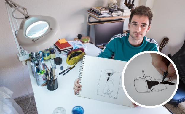 El granadino que ilustra cómics de Correos