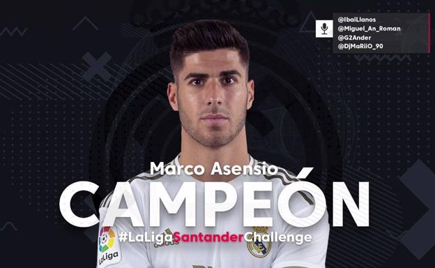 Marco Asensio se proclama campeón de LaLiga Santander Challenge