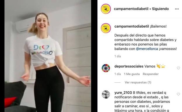 Un granadino lidera desde Alquife el campamento de diabetes en Instagram