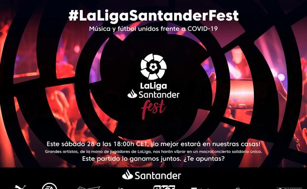 LaLiga organiza un festival benéfico con artistas internacionales