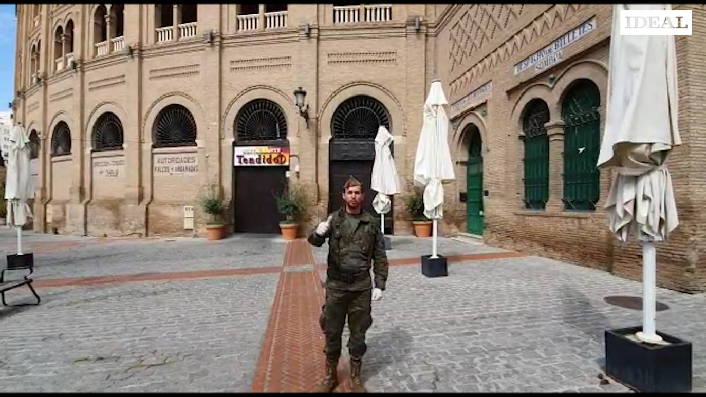 La Legión vuelve hoy a Granada para realizar más controles por el coronavirus