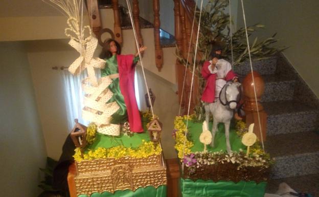 La Semana Santa de Huelma, entre balcones