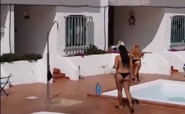 Pillados en una fiesta de piscina comunitaria en pleno estado de alarma