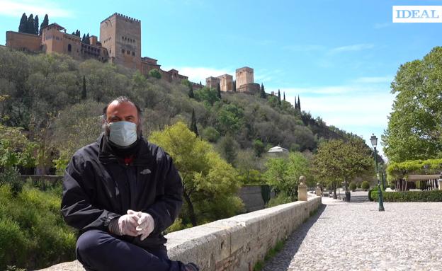 El redactor de IDEAL Javier F. Barrera informa desde el Paseo de los Tristes sobre cómo el barrio vive la situación de alerta sanitaria