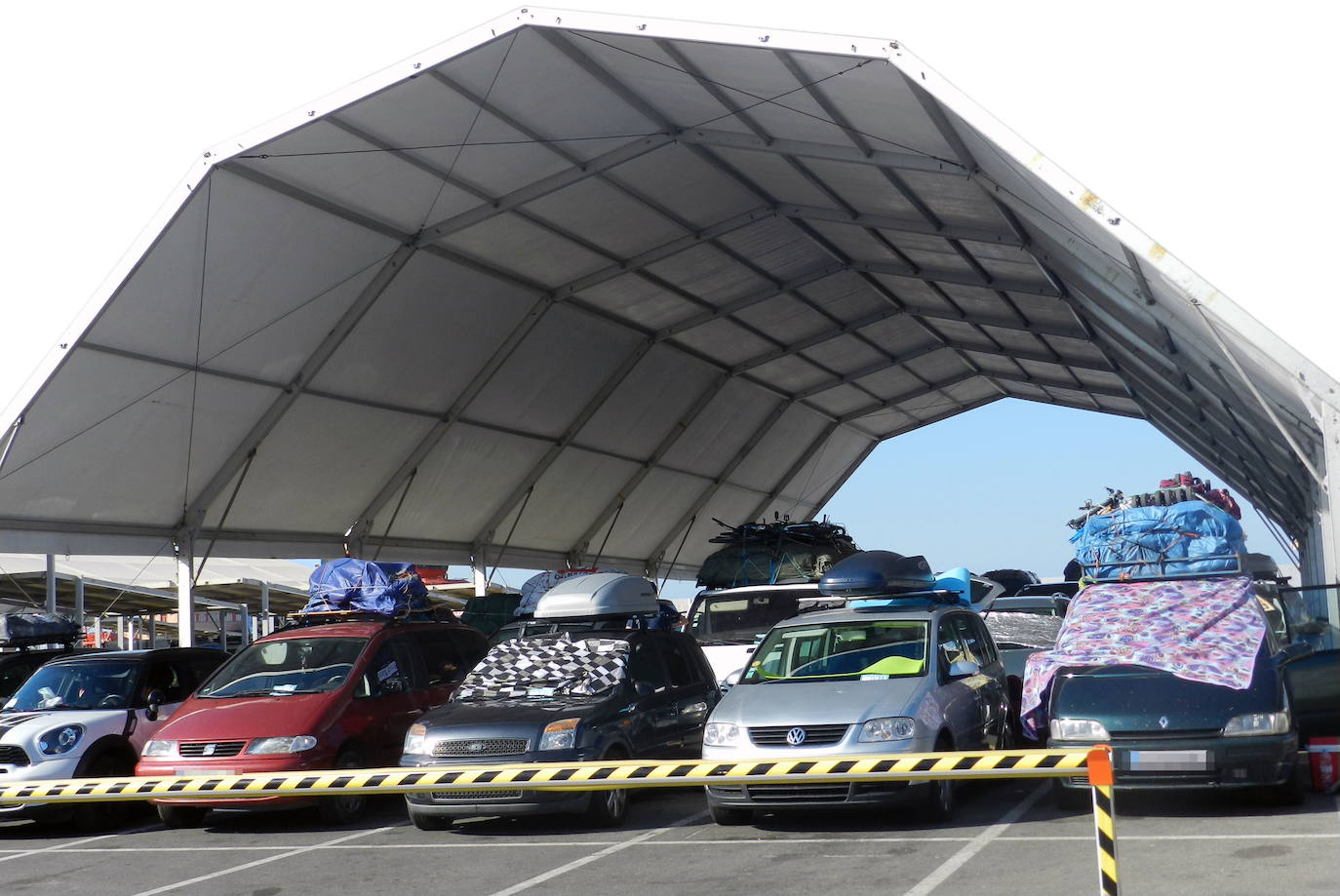 El Puerto de Almería comienza con los preparativos de la Operación Paso del Estrecho