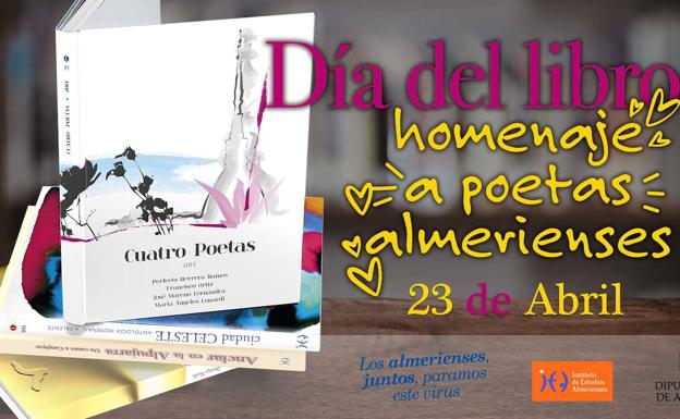 La Diputación de Almería celebra el Día del Libro con un homenaje virtual a los poetas almerienses