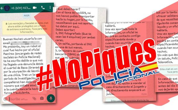 Alertan sobre un nuevo timo que roba datos desde Granada: «soy un robot de la Policía Nacional»