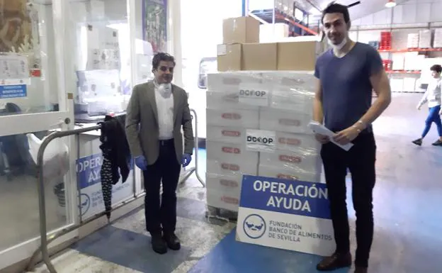 Grupo Dcoop dona alimentos y material sanitario por valor de cien mil euros