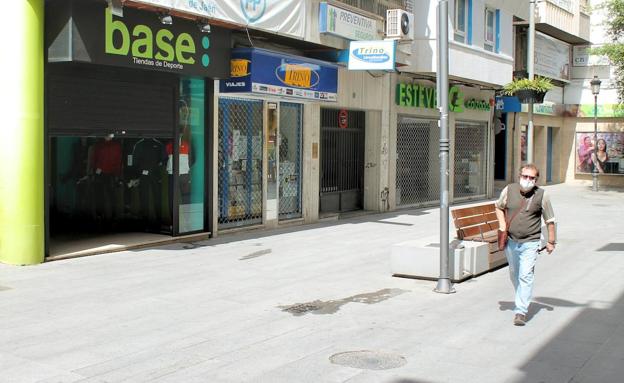 El sistema de cita previa pincha en los comercios del centro de Jaén