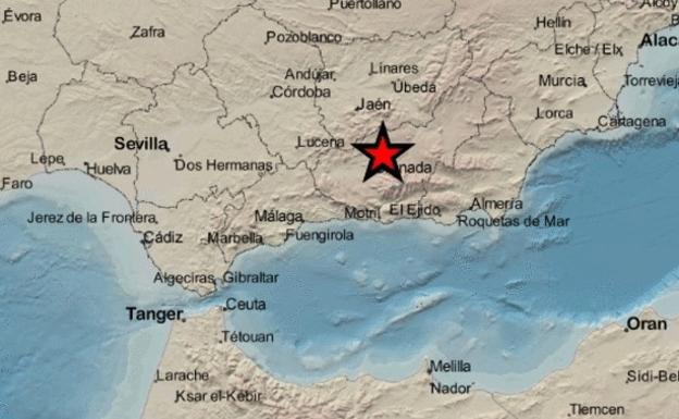 Un terremoto de magnitud 2,9 en Iznalloz se deja sentir en la provincia de Granada