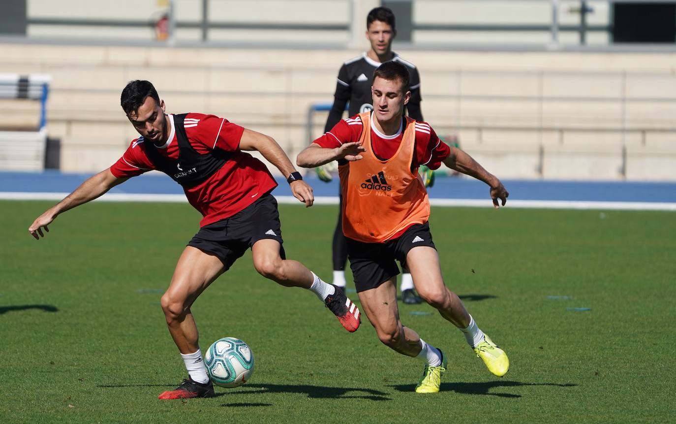 Los jugadores del Almería se reencuentran en grupos