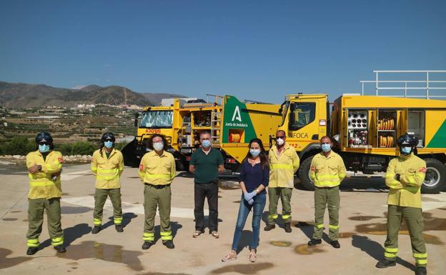 Tres nuevos camiones autobomba se unen a la lucha contra el fuego