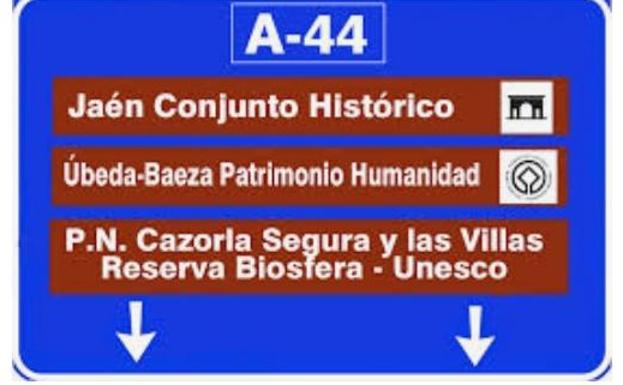 Los hoteles apremian a la señalización turística de la provincia de Jaén en las autovías