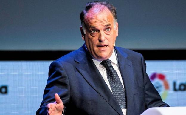 Tebas: «Empezaremos LaLiga el 11 de junio y, la próxima, el 12 de septiembre»