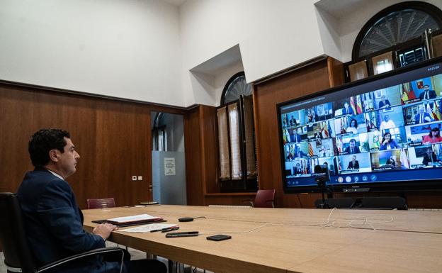 Moreno pide a Sánchez que toda Andalucía pase a fase 3 el 8 de junio con movilidad entre provincias