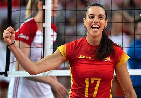 La almeriense Ana Escamilla exhibirá su voley en uno de los mejores escaparates